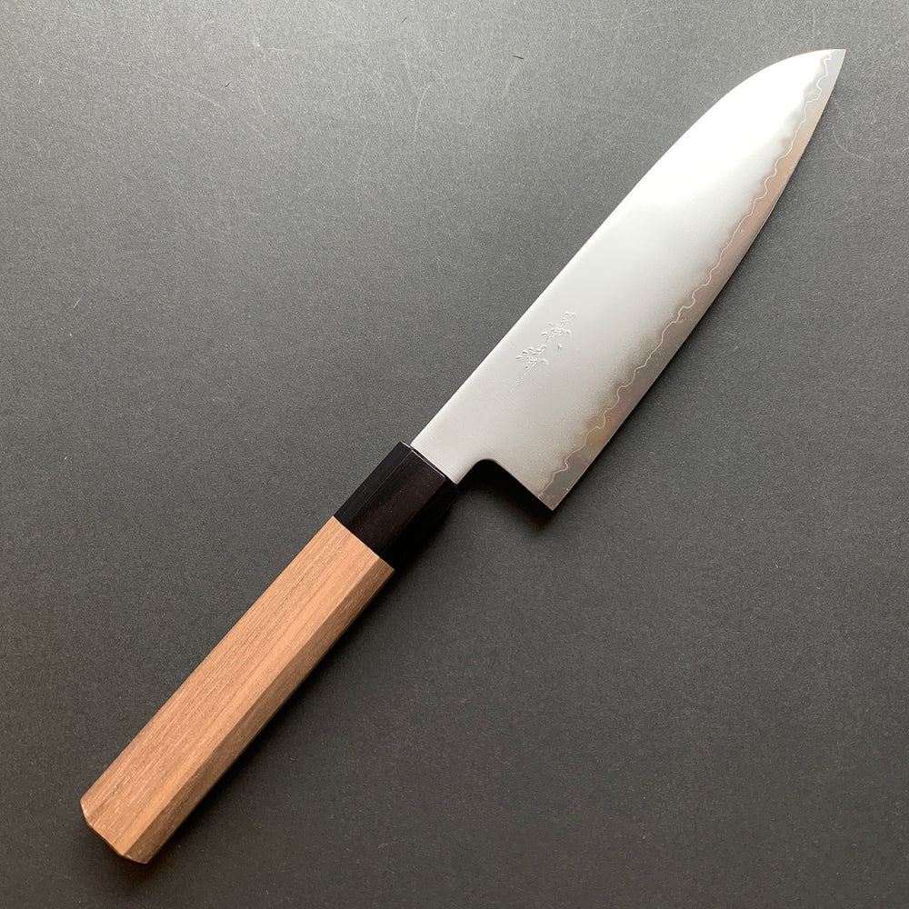 Santoku knife, Chromax steel, stainless cladding, polished finish - Kagekiyo