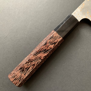 Santoku knife, VG10 Stainless Steel, Coloured Damascus finish - Saji