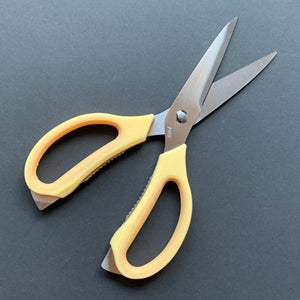 Japanese kitchen scissors - TKG, coloured handles, stainless steel