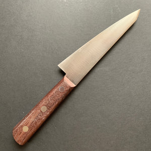Single bevel Honesuki knife, SKD12 tool steel, polished finish - Kanetsune