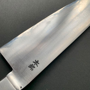 Santoku knife, SK5 mono carbon steel, polished finish - Goko - Kitchen Provisions