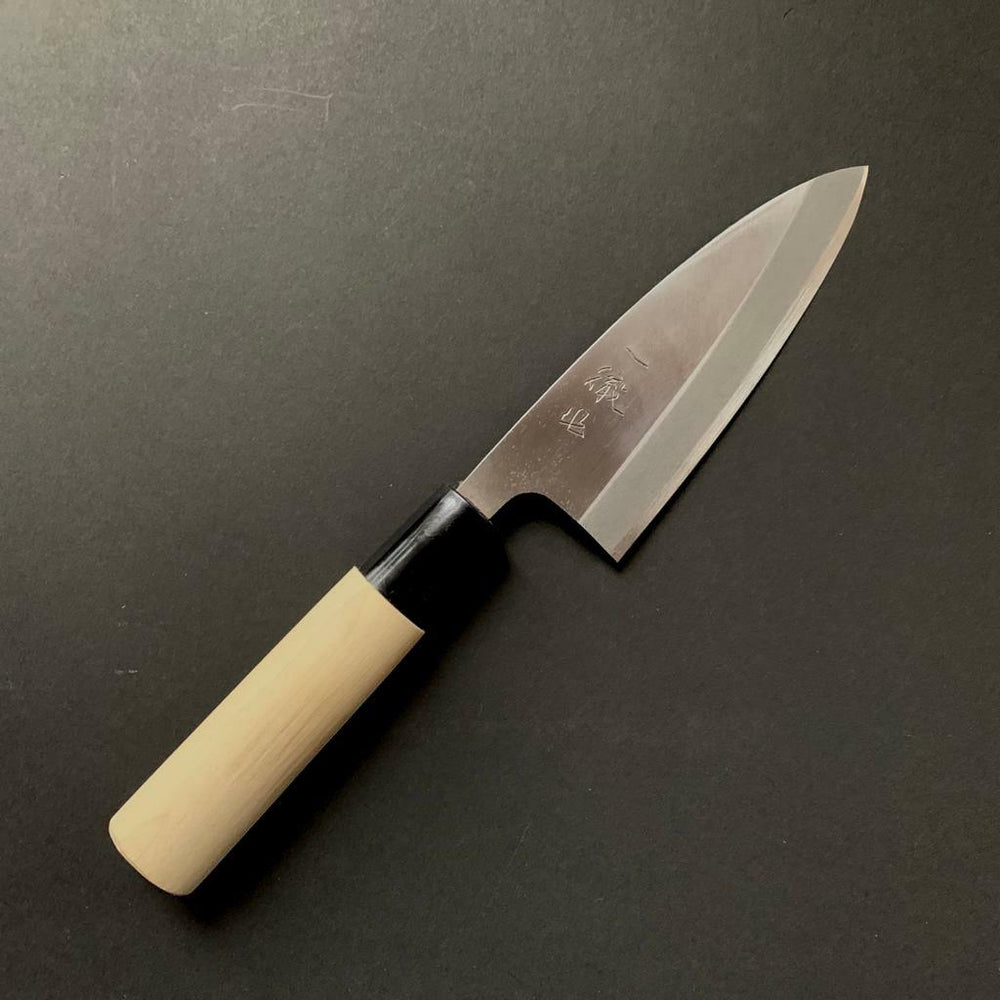 Ajikiri Knife, Shirogami 2 Carbon Steel, Iron Clad, Polished Finish - Ittetsu - Kitchen Provisions