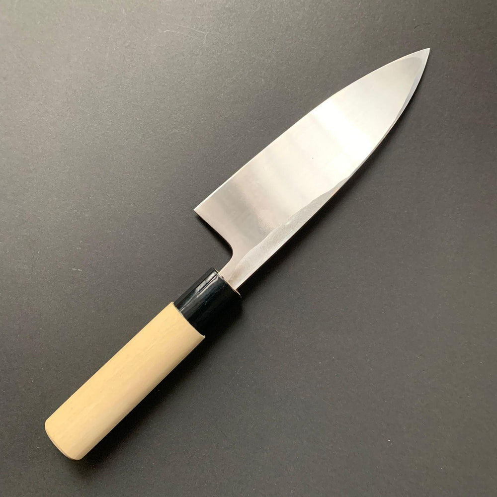 Deba Knife, Shirogami 2 Carbon Steel, Iron Clad, Polished Finish - Ittetsu - Kitchen Provisions