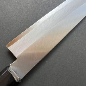 Gyuto knife, Aogami Super carbon steel core with stainless steel cladding, Polished finish - Miki Hamono - Kitchen Provisions