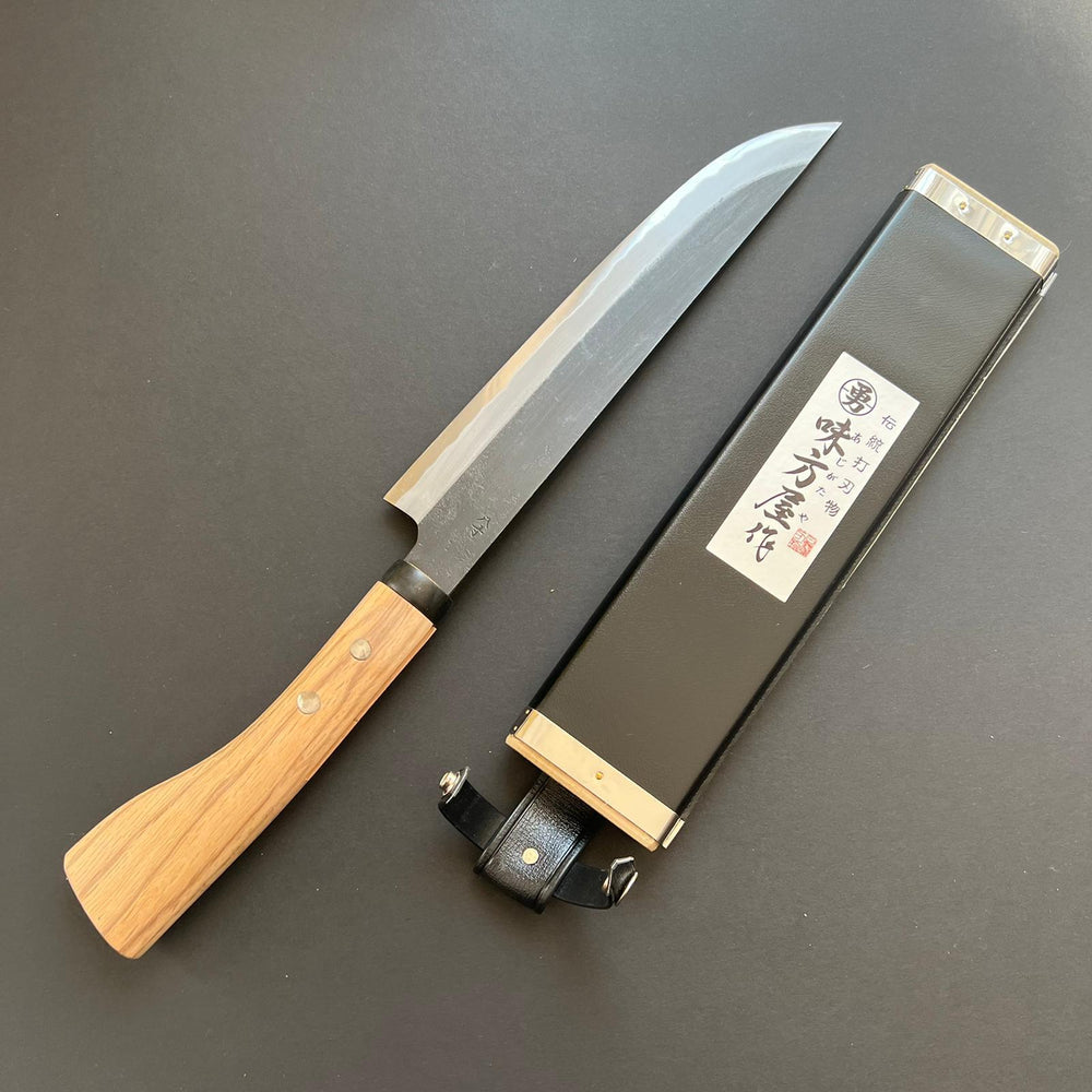 Ken Nata, SK5 Carbon steel, Kurouchi finish, Ajikataya series - Hinoura - Kitchen Provisions