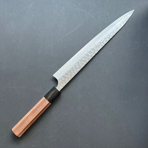Sujihiki Knife, SG2 Powder Steel, Tsuchime finish - Kato