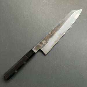 Kiritsuke Gyuto knife, Aogami 1 carbon steel with iron cladding, Kurouchi finish, Yoake range - Hatsukokoro