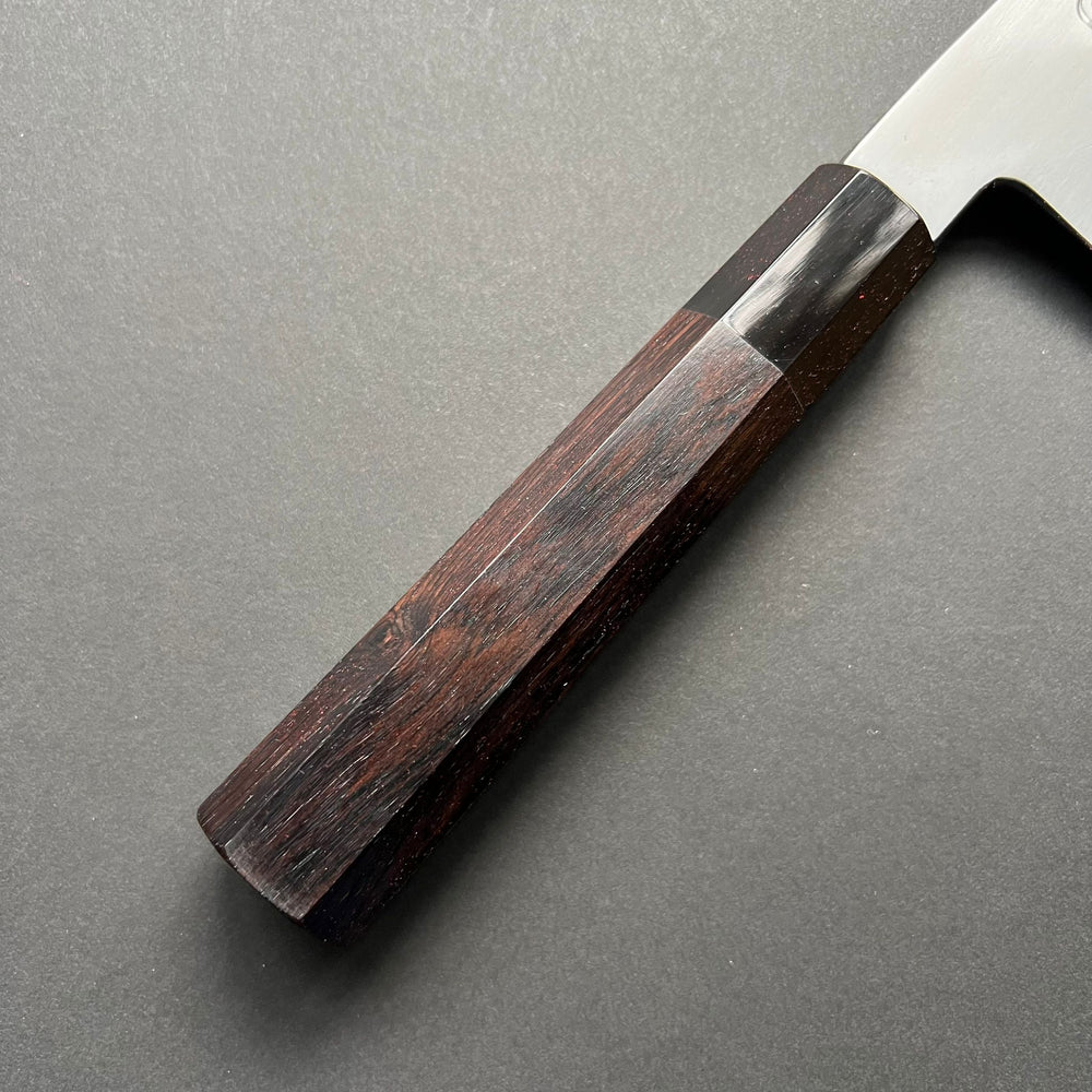 Kiritsuke Gyuto knife, Aogami 1 carbon steel with iron cladding, Migaki finish, Yoake range - Hatsukokoro