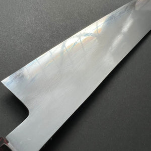 Kiritsuke Gyuto knife, Aogami 1 carbon steel with iron cladding, Migaki finish, Yoake range - Hatsukokoro