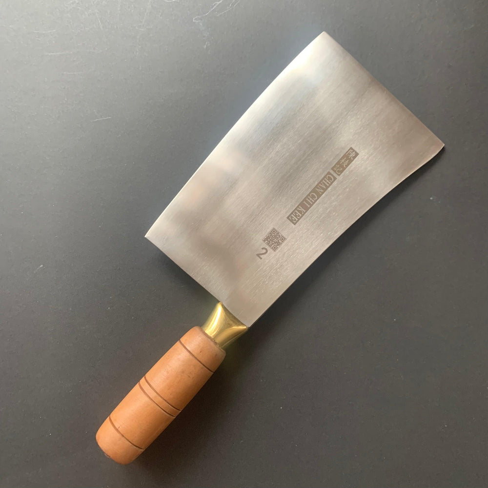 No.2 Kau Kong Chopper - Stainless and Carbon - CCK Cleaver - KF1432/1402, Stainless - Kitchen Provisions
