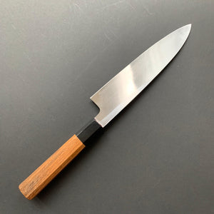 Single bevel Gyuto knife,  shirogami 2, polished finish - Hatsukokoro Shirasagi - Kitchen Provisions