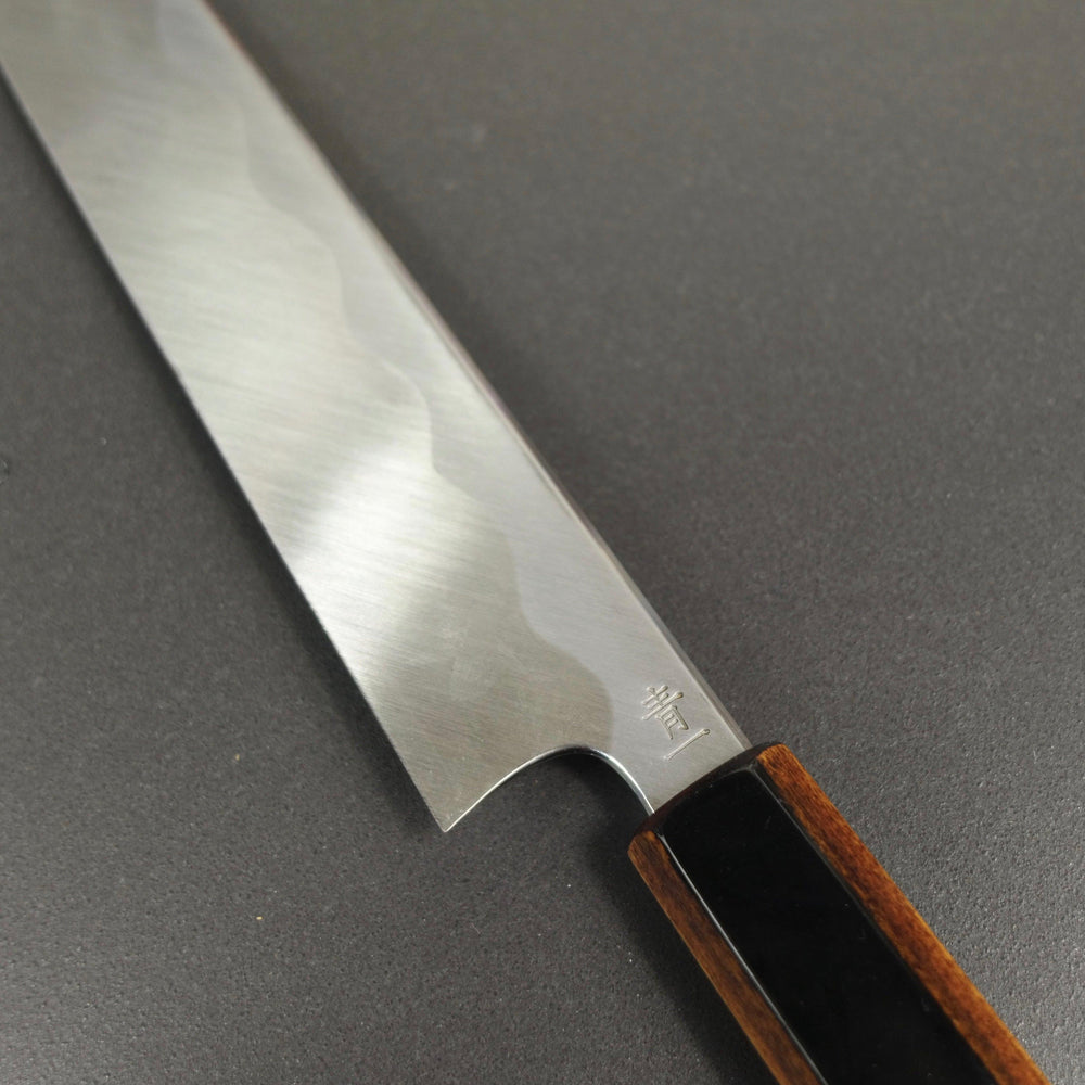 Yanagiba knife, Aogami 1 carbon steel, traditional kasumi finish - Kagekiyo - Kitchen Provisions