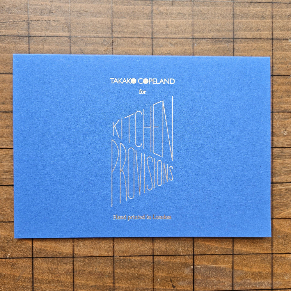 Knife greetings cards - designed by Takako Copeland for Kitchen Provisions