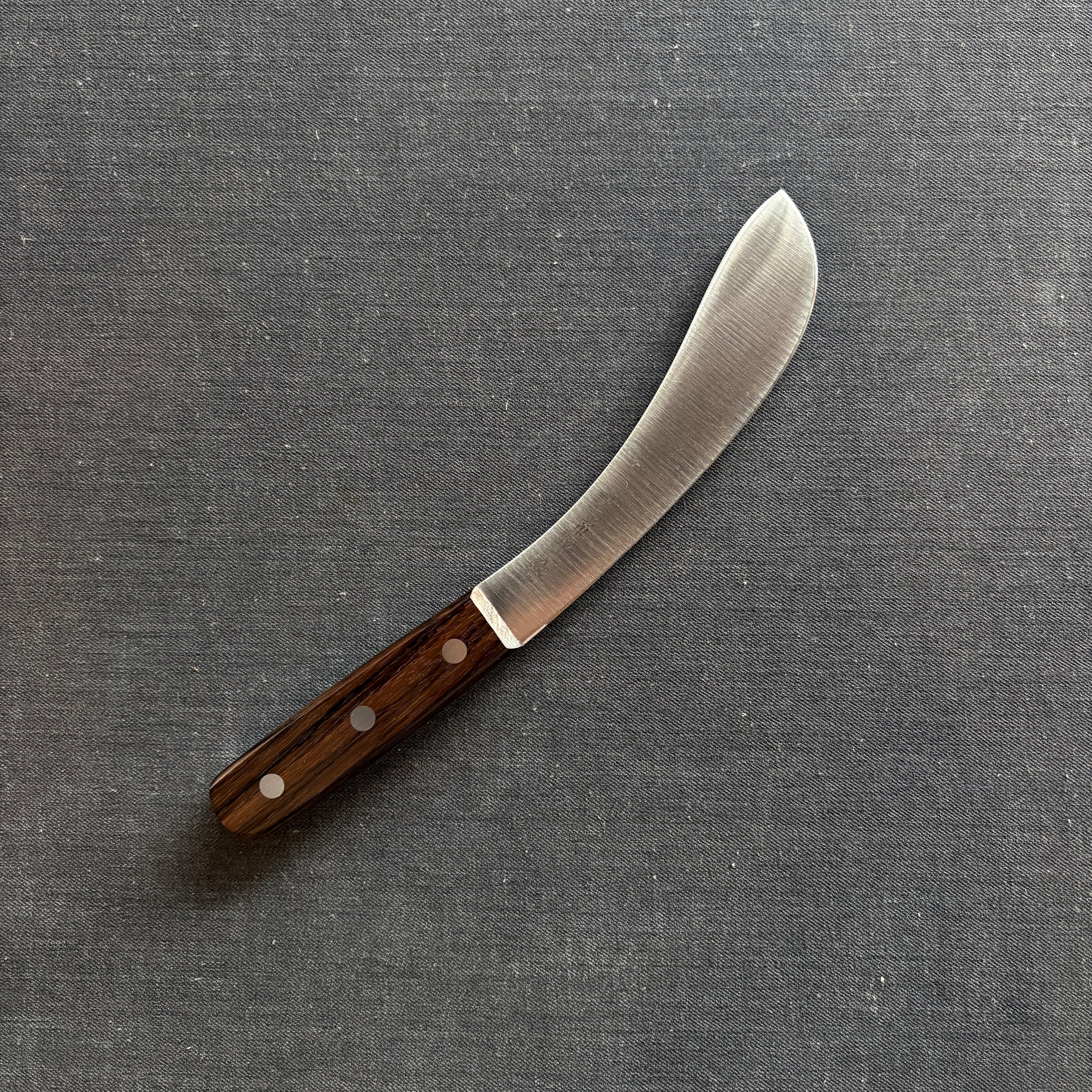 Skinning knife, SKD12 tool steel, polished finish - Kanetsune