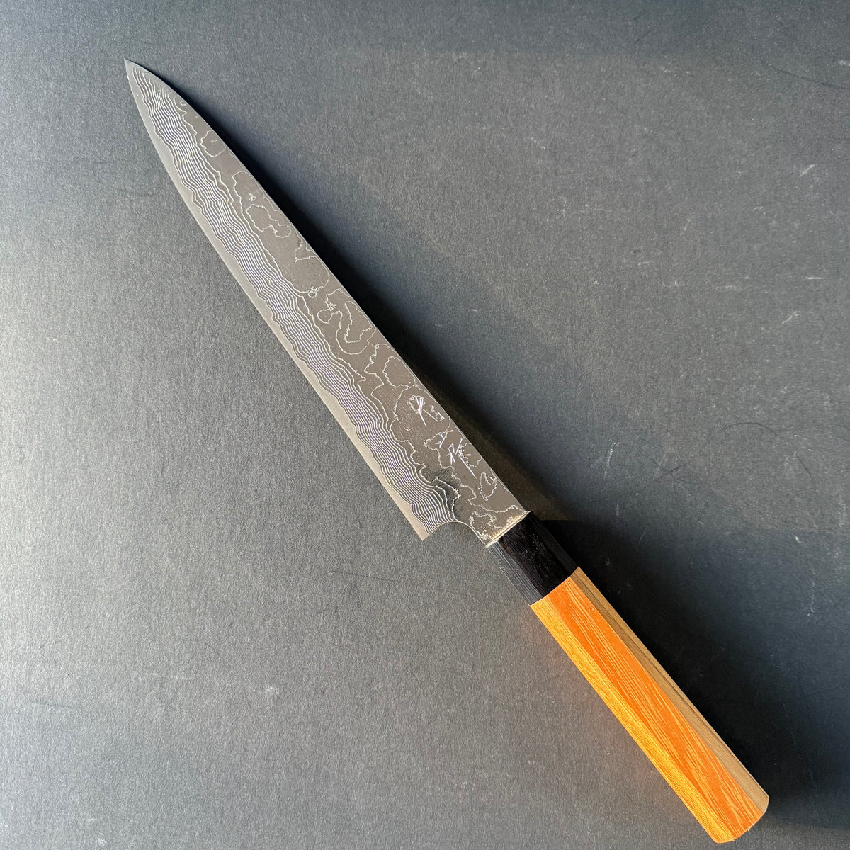 Sujihiki knife, VG10 stainless steel, damascus finish - Katayama Yuta