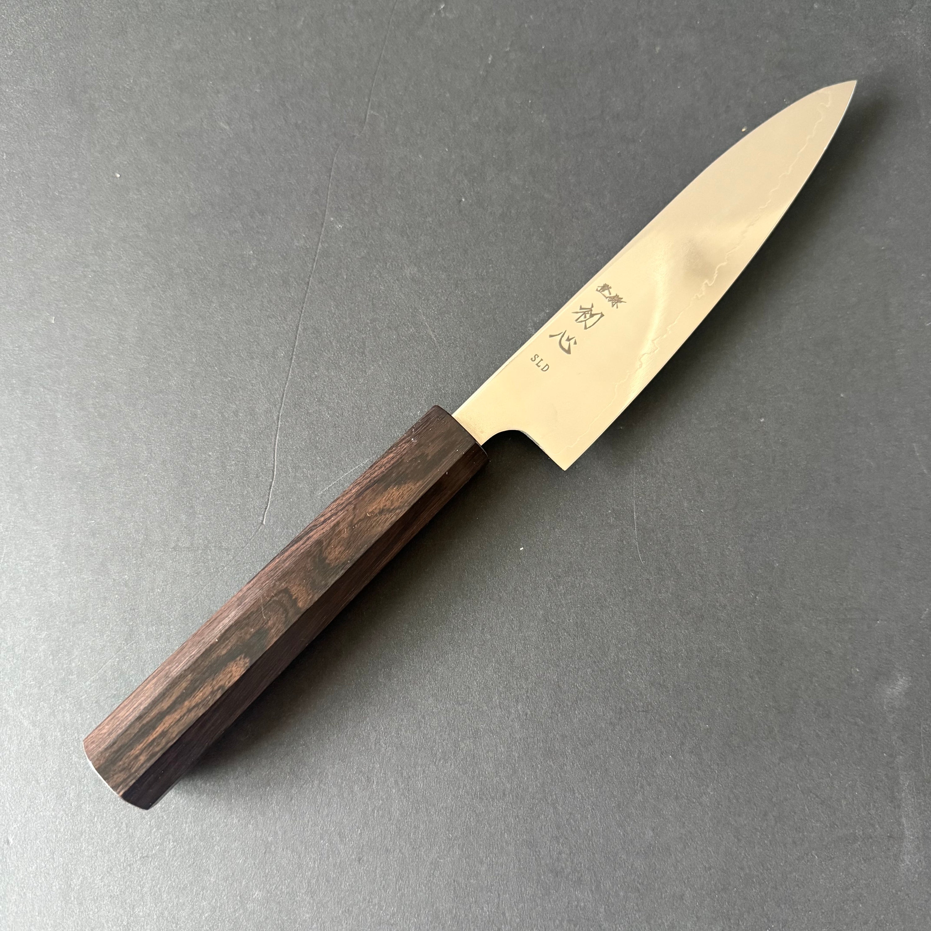 Kiritsuke Petty knife, SLD steel, Polished finish, Hikari range - Hatsukokoro
