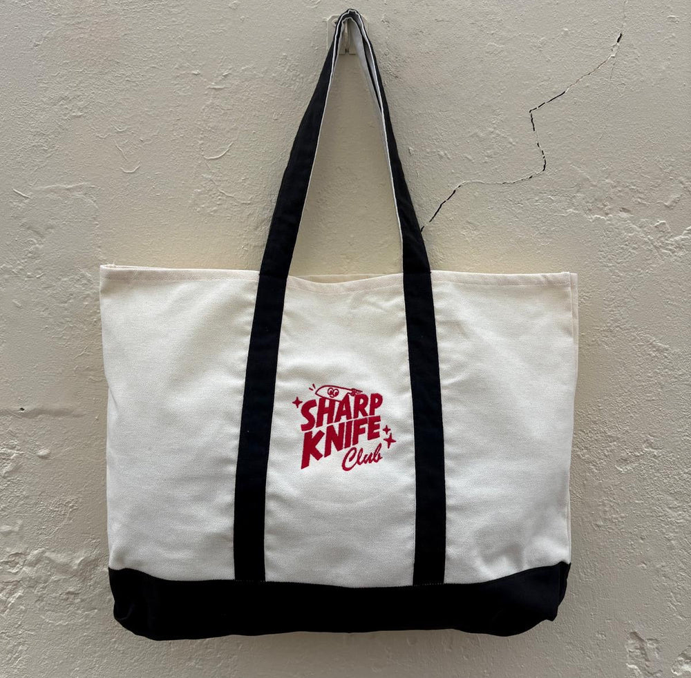 Kitchen Provisions Merch - the SHARP KNIFE CLUB tote