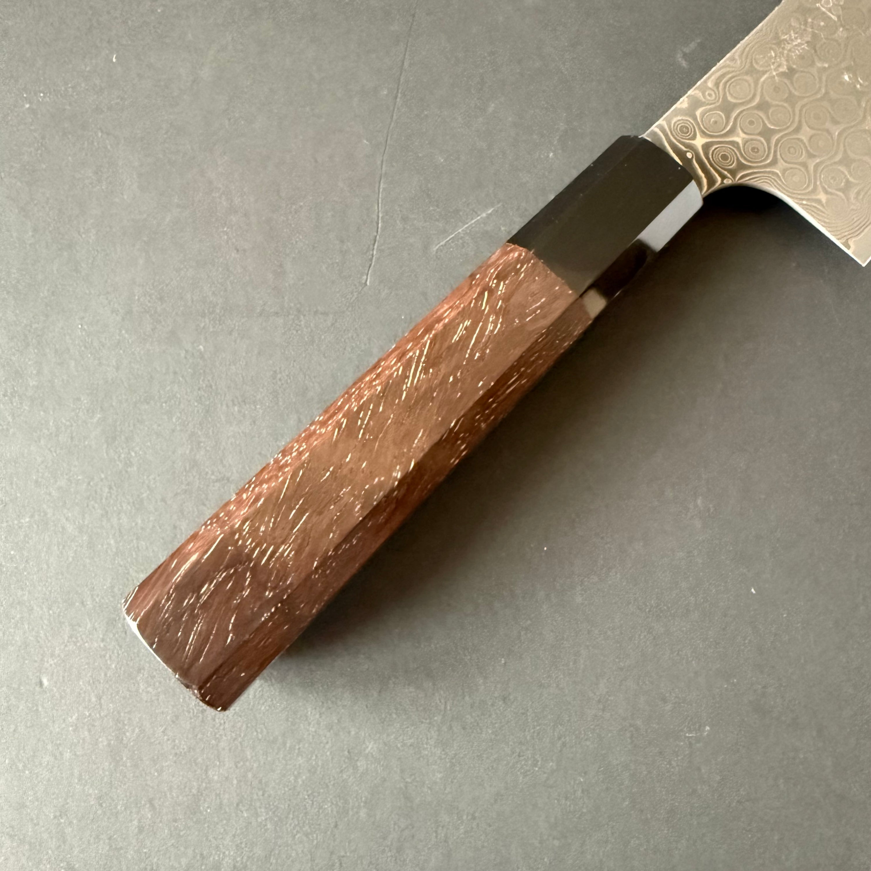 Santoku knife, SG2 powder steel, Anmon Damascus finish, Wa handle - Nigara