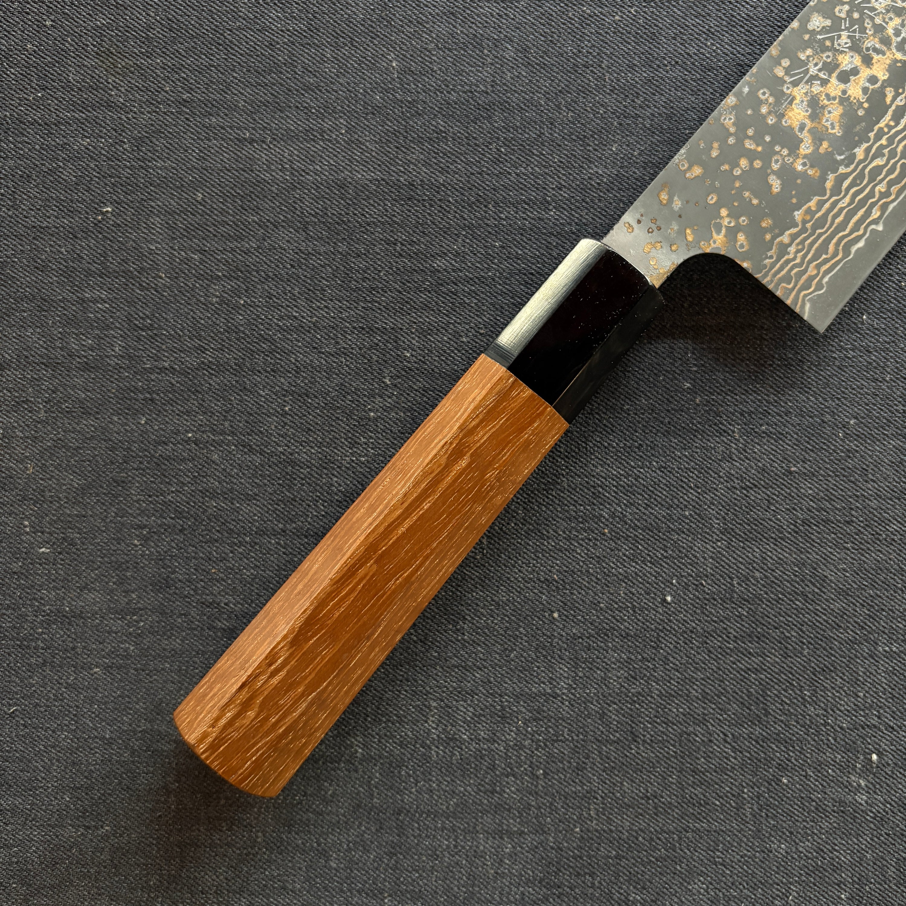 Gyuto knife, VG10 Stainless Steel, Coloured Damascus finish - Saji