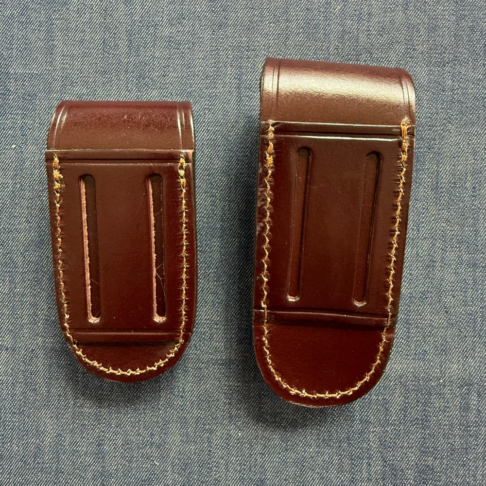 Pallares leather knife pouch for belt - large/small