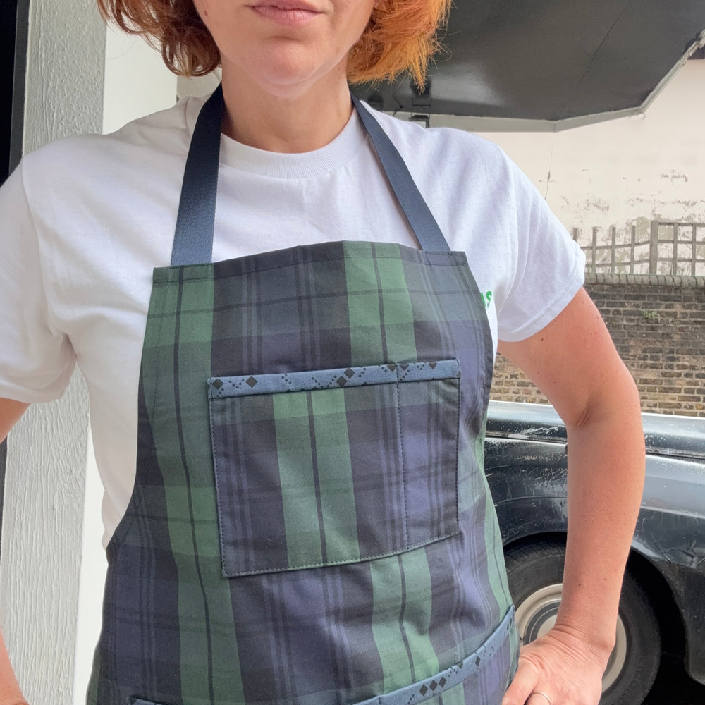 Kitchen Provisions Merch - the Wax Cotton Apron - DESIGN C