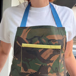 Kitchen Provisions Merch - the Wax Cotton Apron - DESIGN B