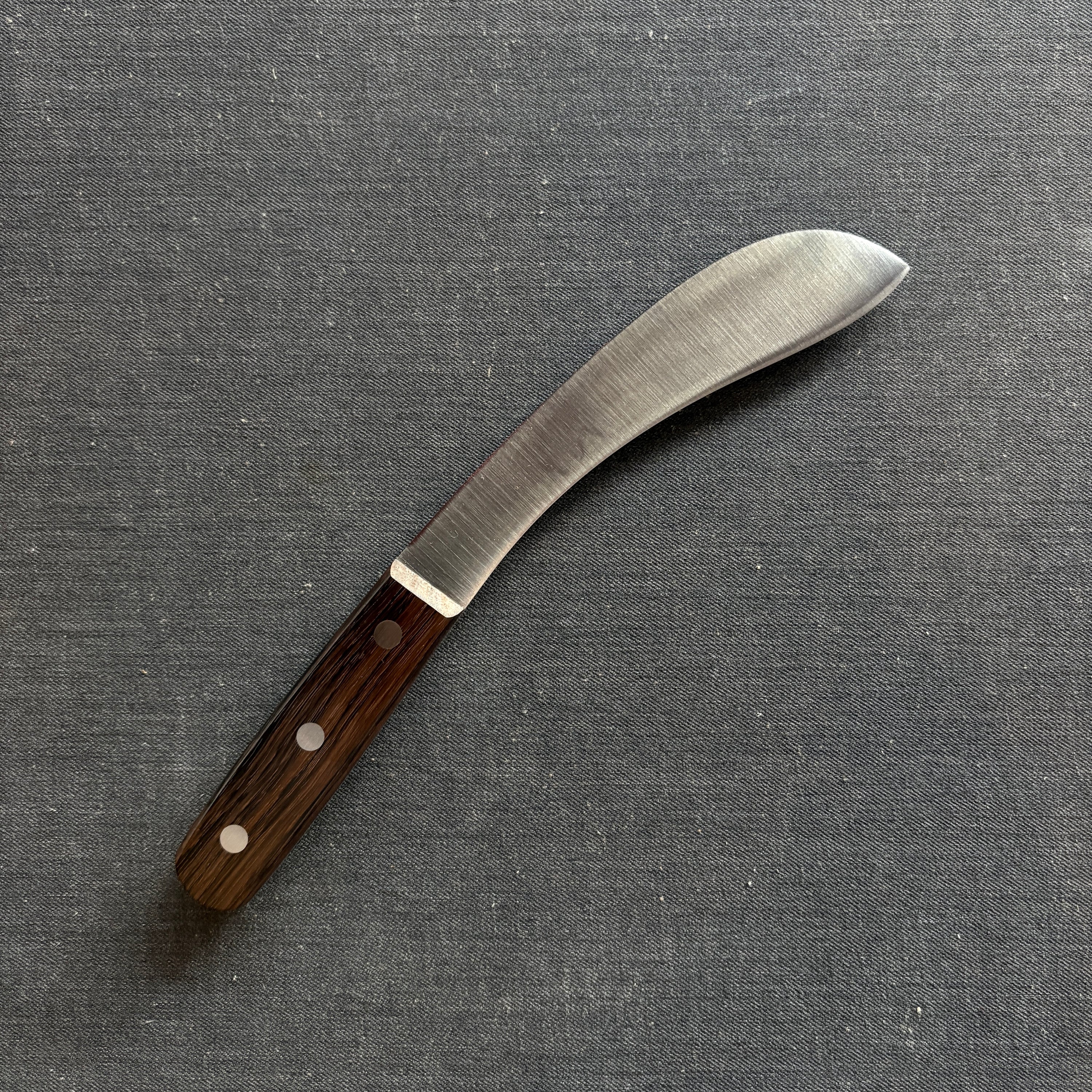 Skinning knife, SKD12 tool steel, polished finish - Kanetsune