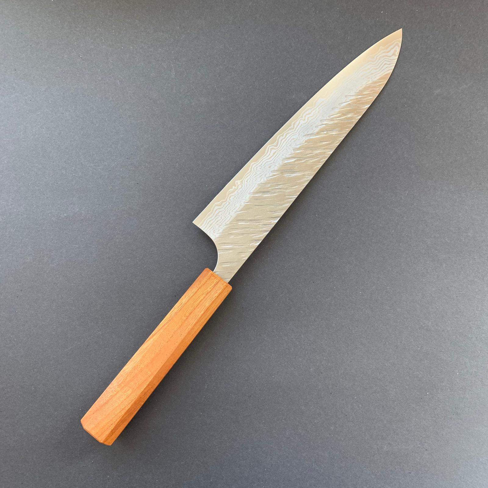 Gyuto knife, VG10 Stainless steel, tsuchime finish - Yu Kurosaki - Kitchen Provisions