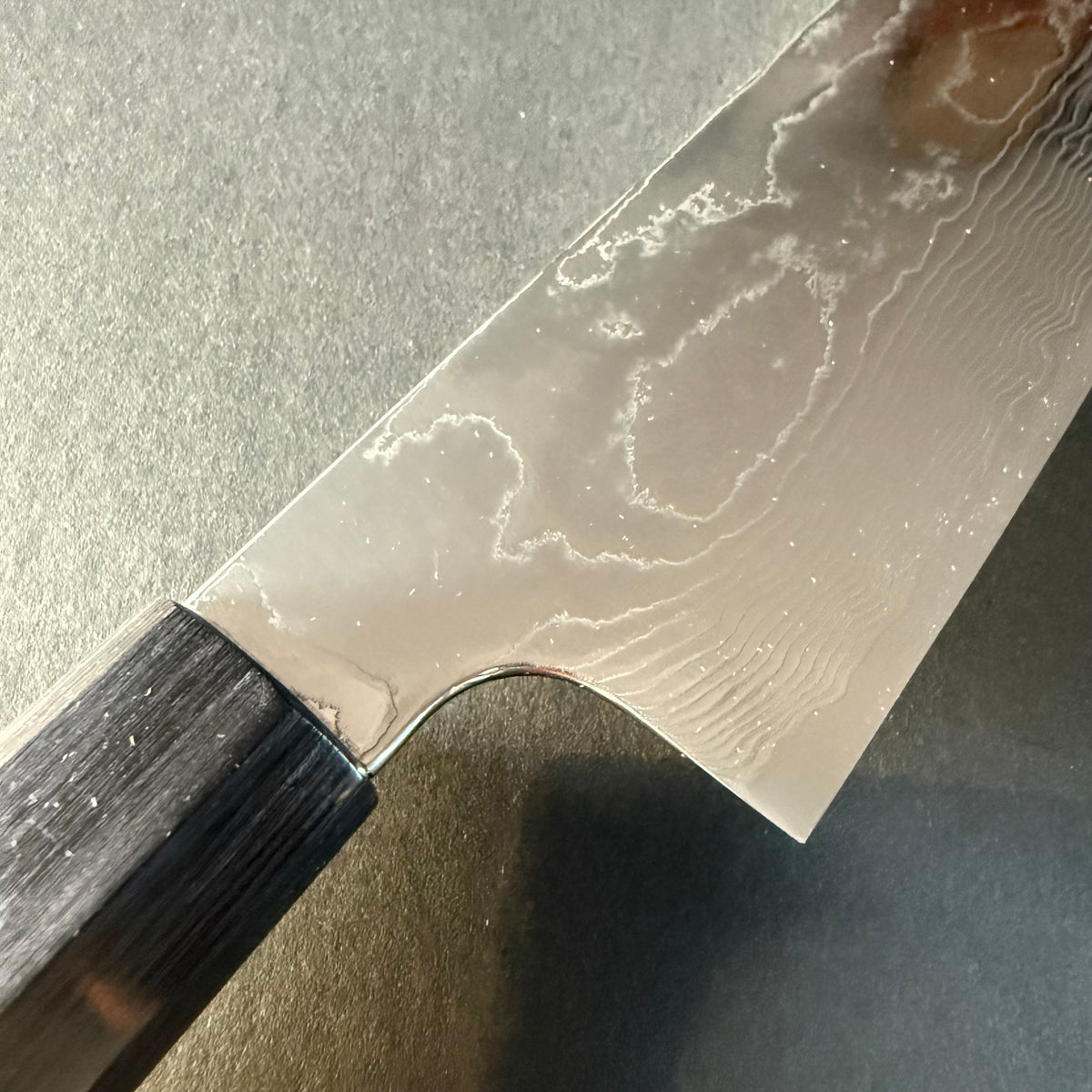 Nakiri knife, VG10 stainless steel, damascus finish - Katayama Yuta