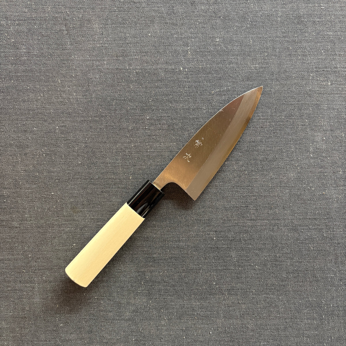 Deba knife, SK carbon steel, Migaki Finish - Tsuneji