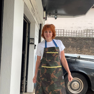 Kitchen Provisions Merch - the Wax Cotton Apron - DESIGN B