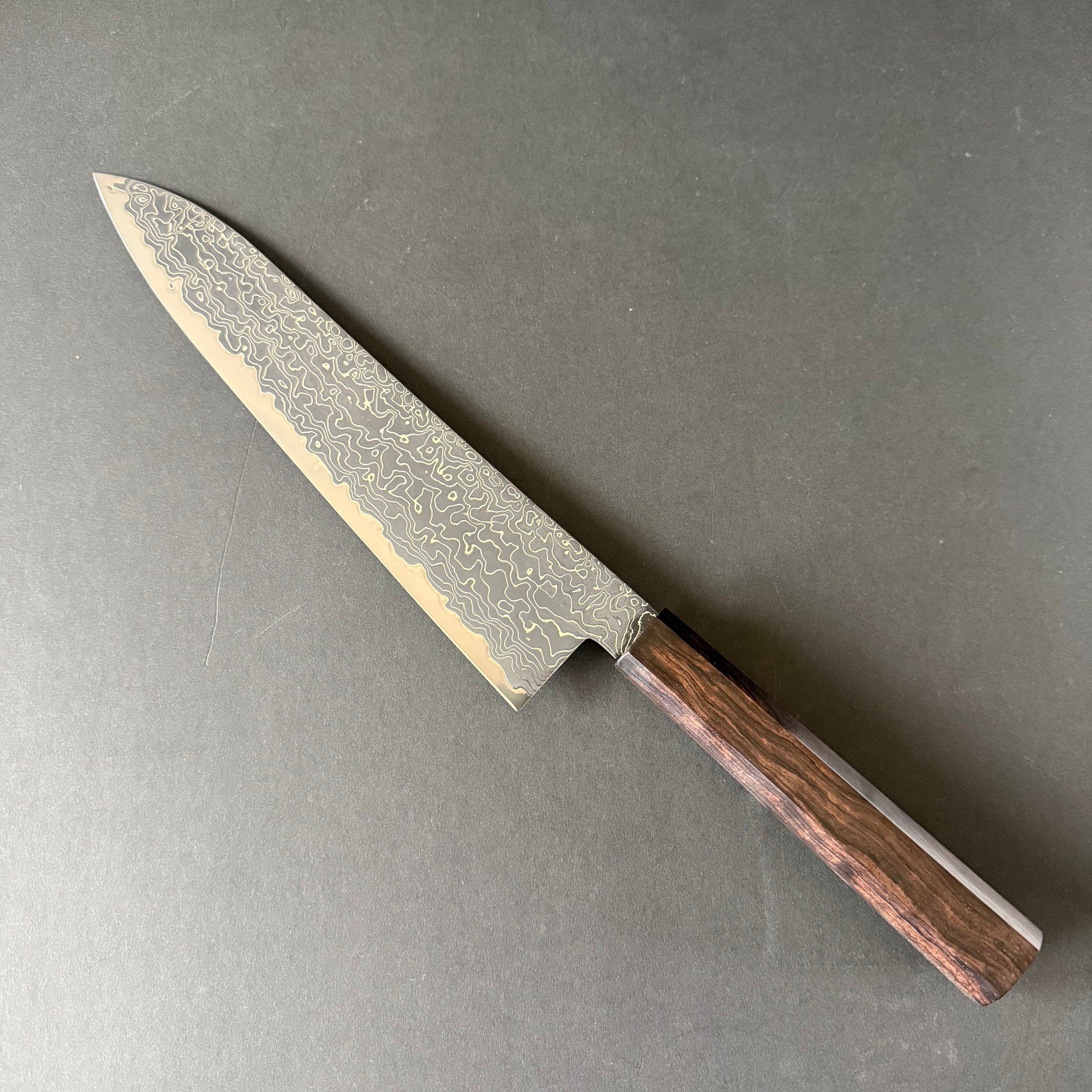 Gyuto knife, SG2 powder steel, Anmon Damascus finish, Wa handle - Nigara