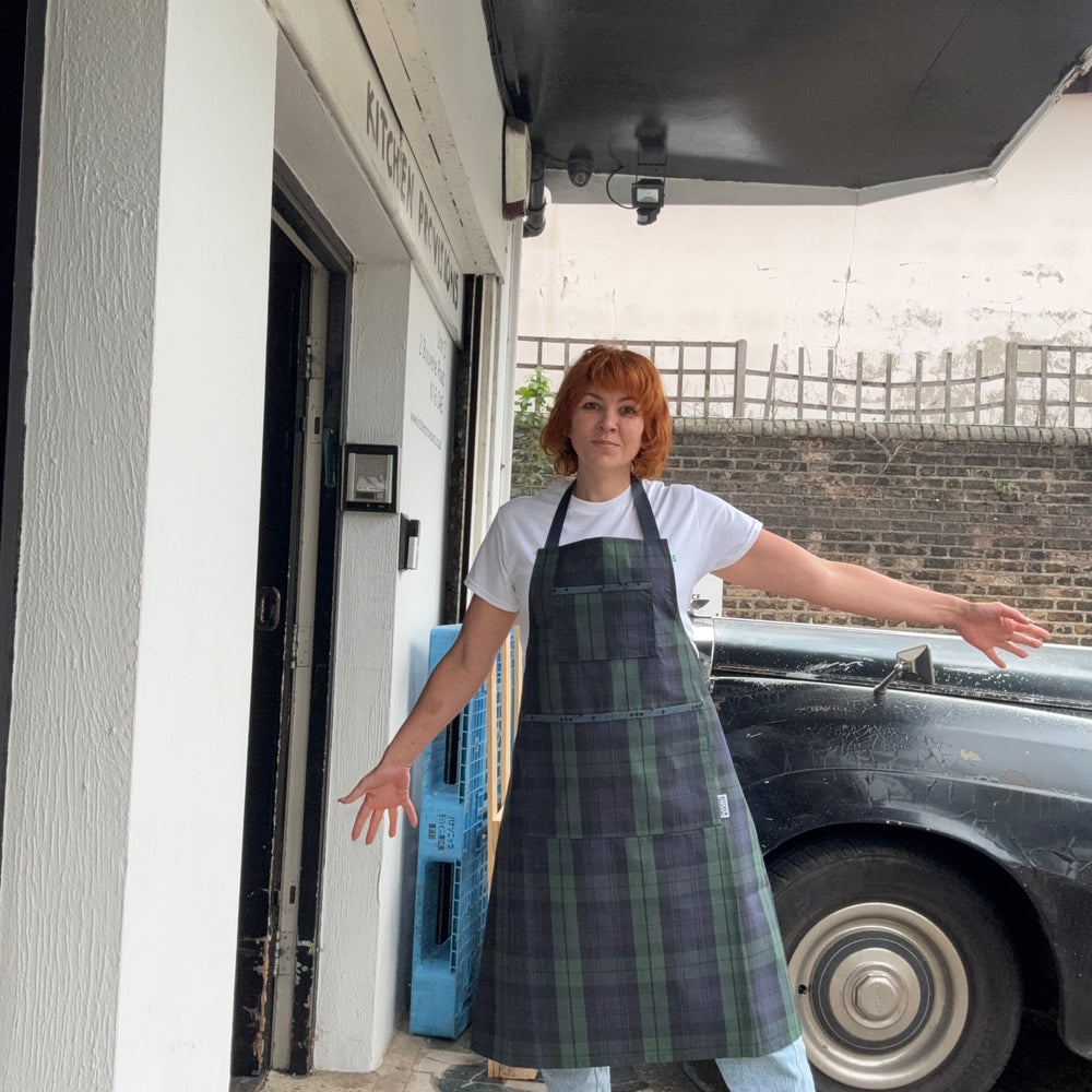 Kitchen Provisions Merch - the Wax Cotton Apron - DESIGN C