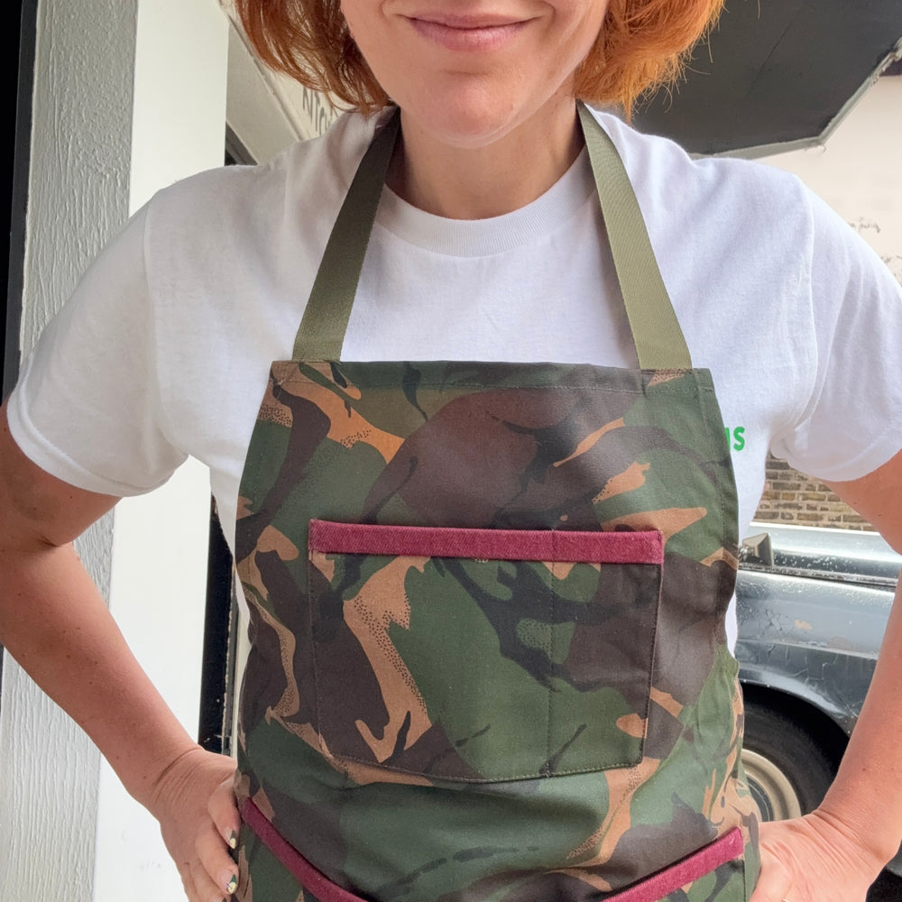 Kitchen Provisions Merch - the Wax Cotton Apron - DESIGN A