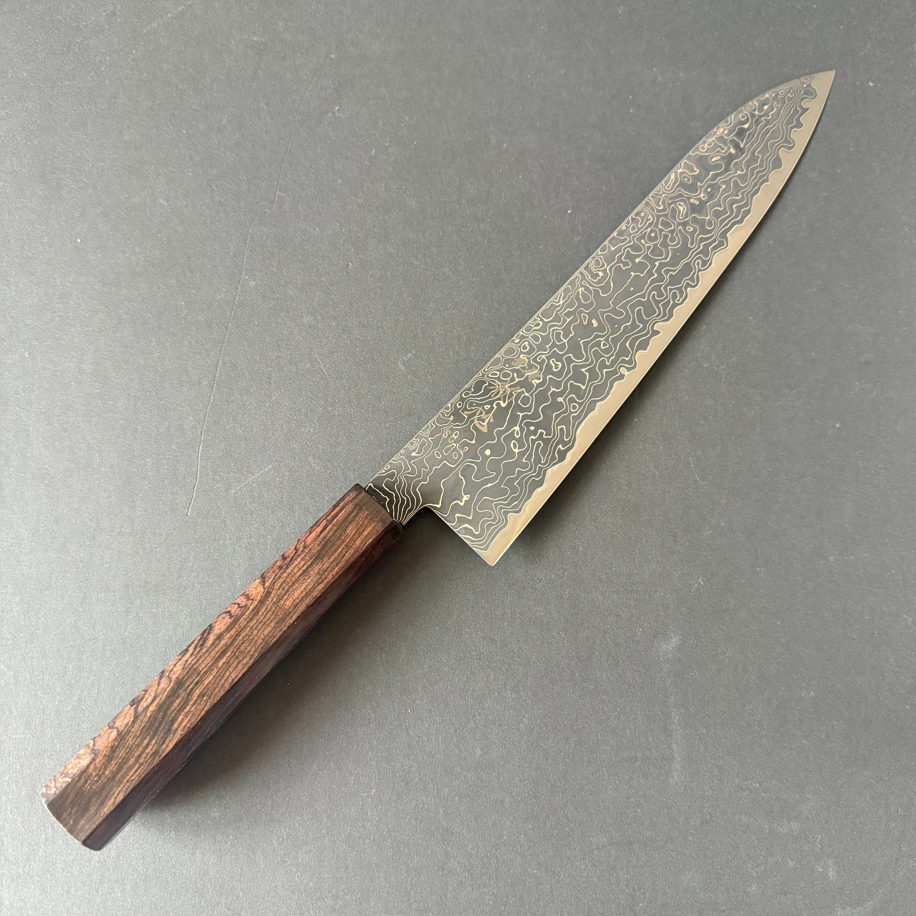 Gyuto knife, SG2 powder steel, Anmon Damascus finish, Wa handle - Nigara