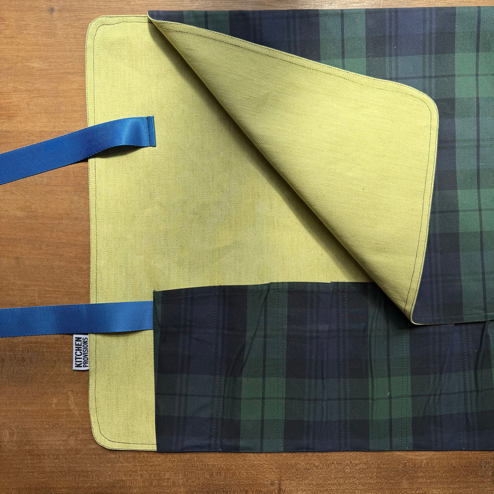Kitchen Provisions Merch - The Knife Roll - WAX COTTON II - Design E