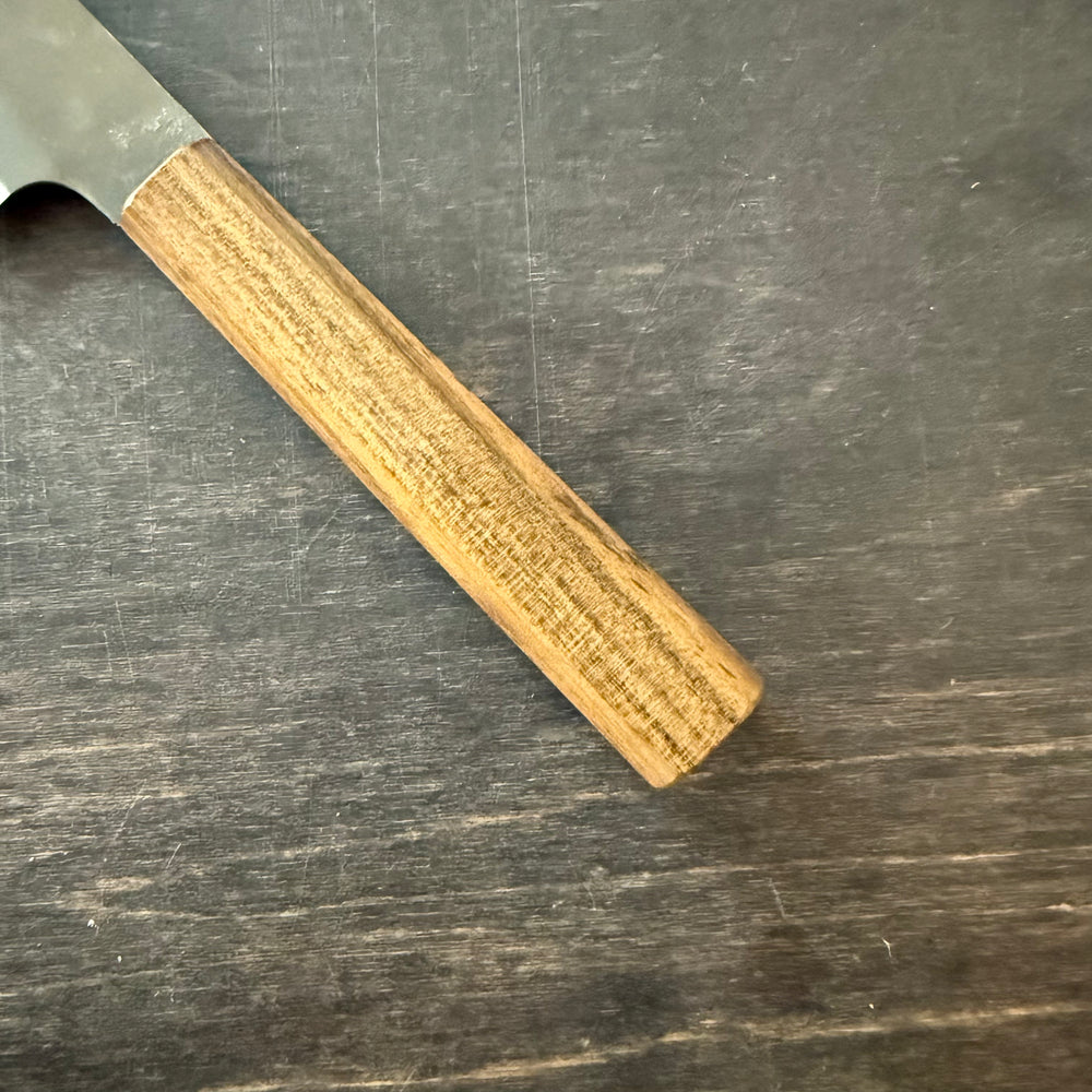 Bunka knife, Aogami Super carbon steel with Stainless Steel cladding, Kurouchi finish - Kenshiro Hatono