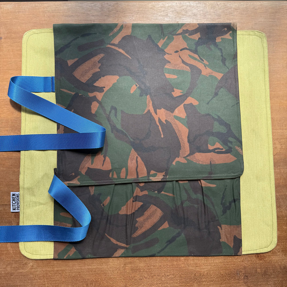 Kitchen Provisions Merch - The Knife Roll - WAX COTTON II - Design H