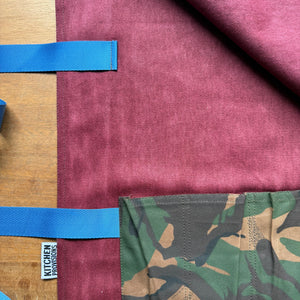 Kitchen Provisions Merch - The Knife Roll - WAX COTTON II - Design F