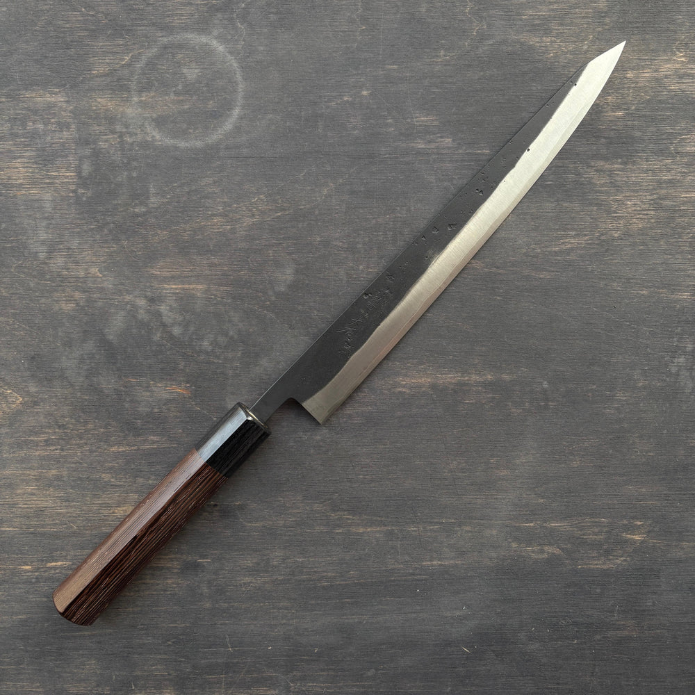 Sujihiki knife, SLD core with Stainless Steel cladding, Nashiji