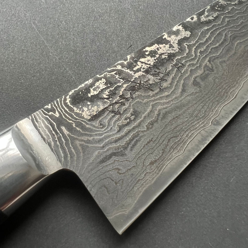 Gyuto knife, SG2 powder steel, Damascus finish, Western style handle - Shigeki Tanaka