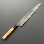 Sujihiki knife, VG10 Stainless steel, tsuchime finish - Yu Kurosaki