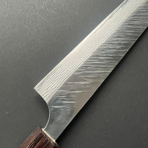 Sujihiki knife, VG10 Stainless steel, tsuchime finish - Yu Kurosaki