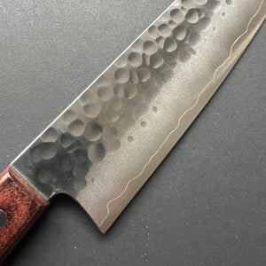 Santoku knife, Ginsan stainless steel, Tsuchime finish - Kato