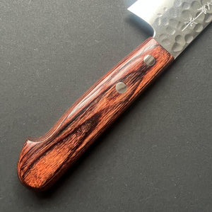 Santoku knife, Ginsan stainless steel, Tsuchime finish - Kato