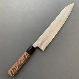 Gyuto knife, Ginsan stainless steel, nashiji finish - Ittetsu