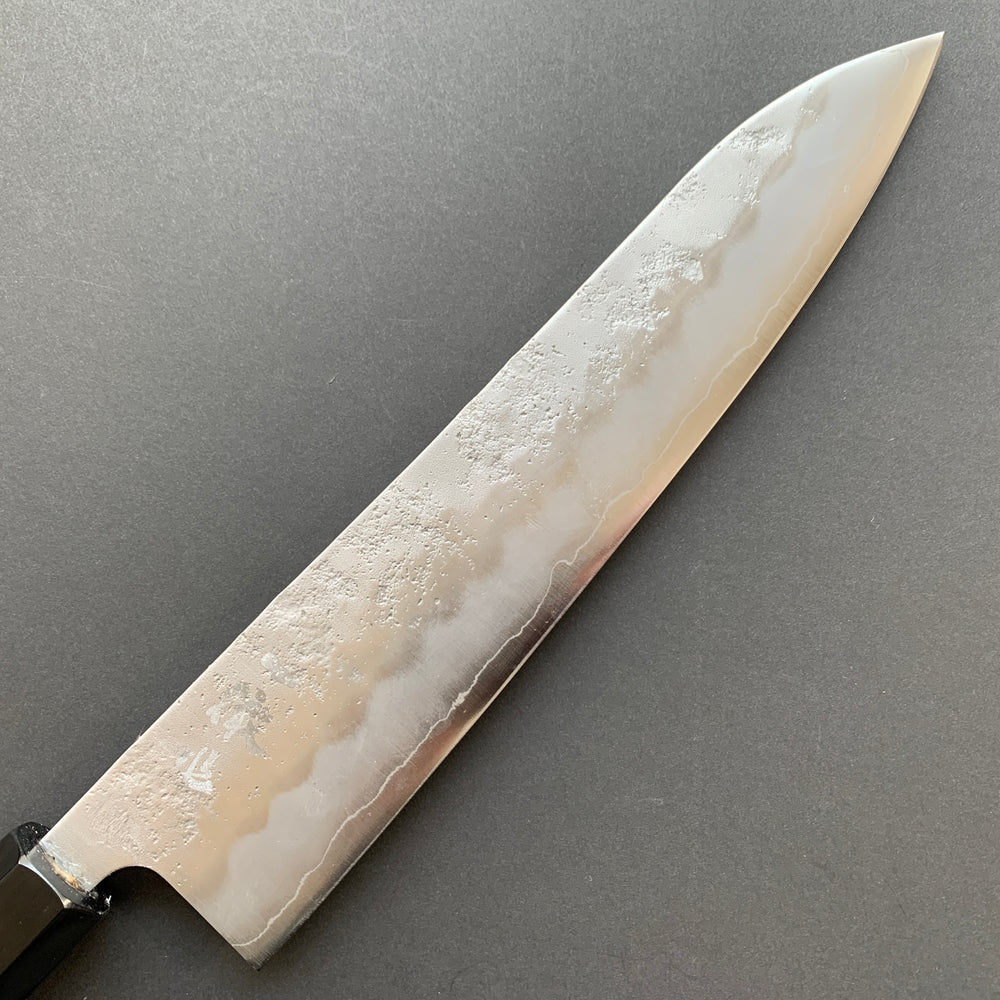 Gyuto knife, Ginsan stainless steel, nashiji finish - Ittetsu