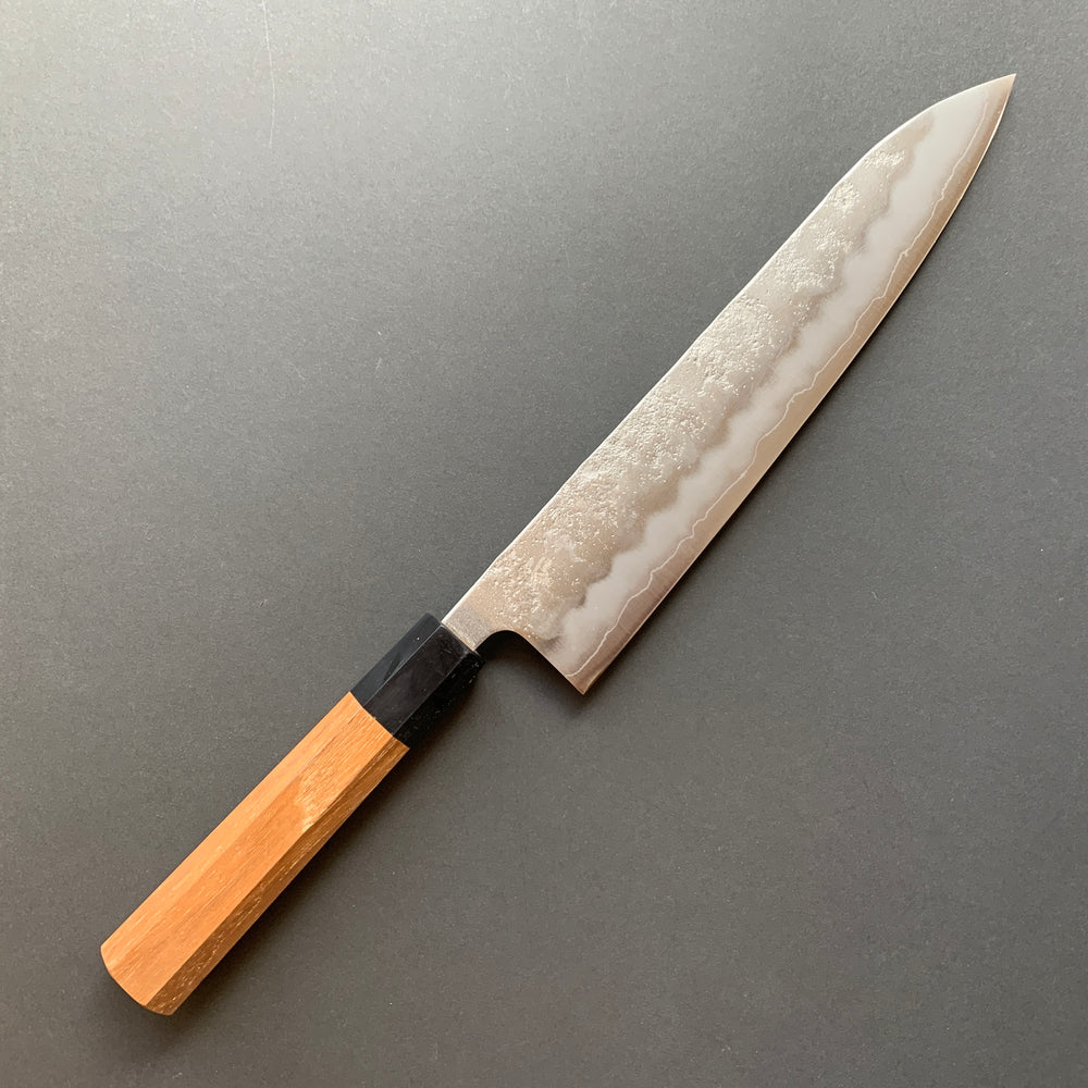 Gyuto knife, Ginsan stainless steel, nashiji finish - Ittetsu