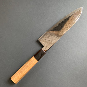 Santoku knife, VG10 stainless steel, Damascus finish, Kurozome range - Hatsukokoro