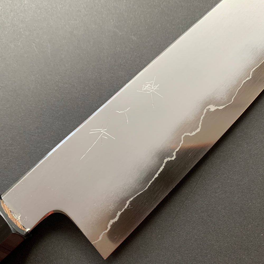 Kiritsuke Knife, Ginsan stainless steel, Kasumi finish - Tetsujin Hamono